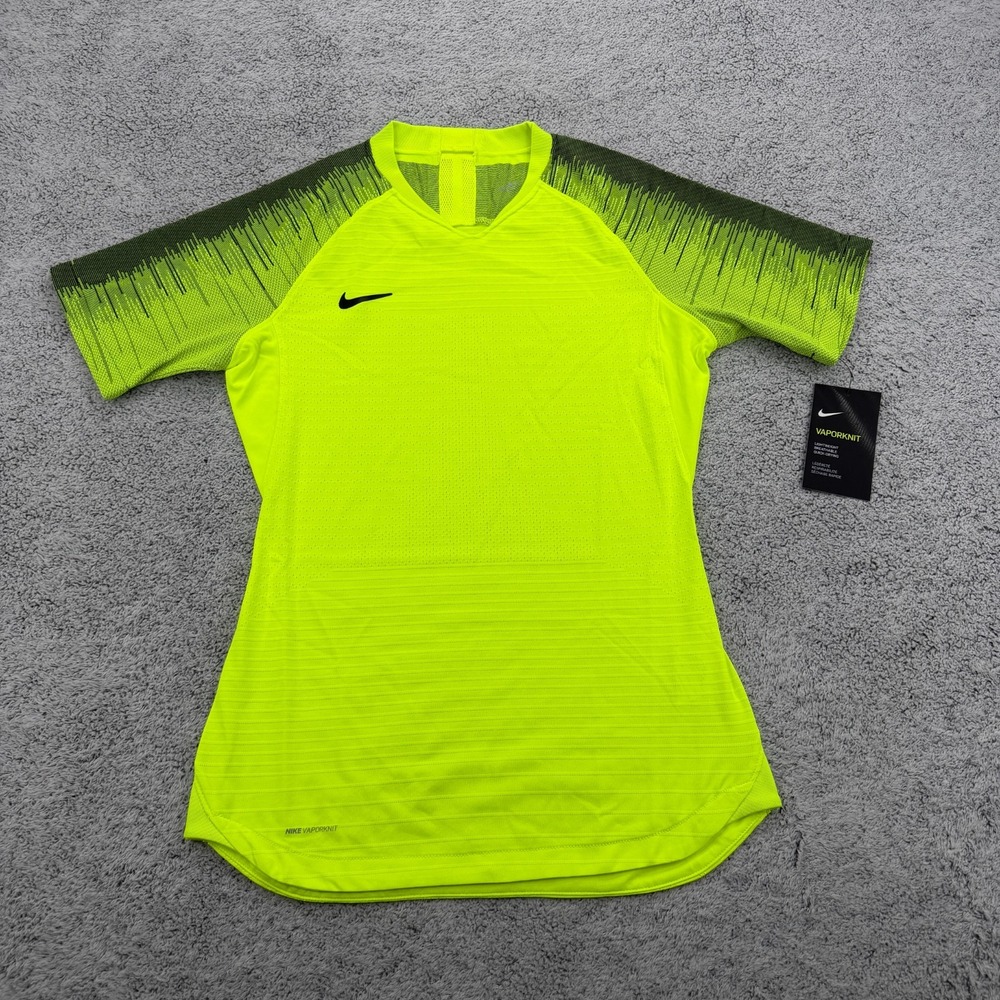 Nike Shirt Womens XS Volt Green Soccer jersey Vaporknit Neon Vented Breathable